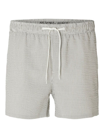 Cooper Striped Swim Short Green