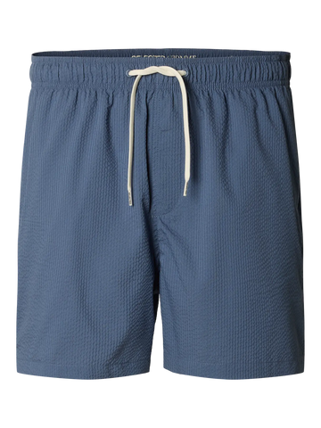 Cooper Seersucker Swimshort Bering Sea