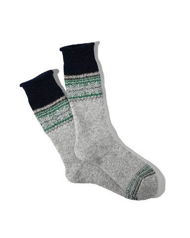 LG Fine Wool Pile Snow Crew Grey