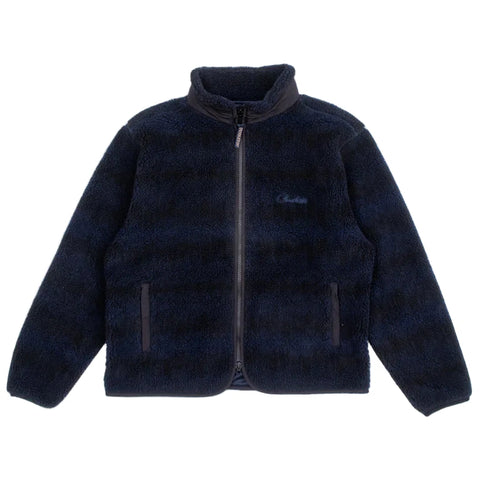Jacquard Sherpa Fleece Skywalkers Navy