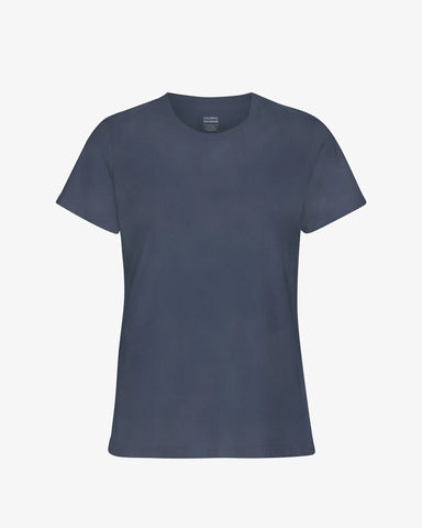 Light Organic tee Neptune Blue