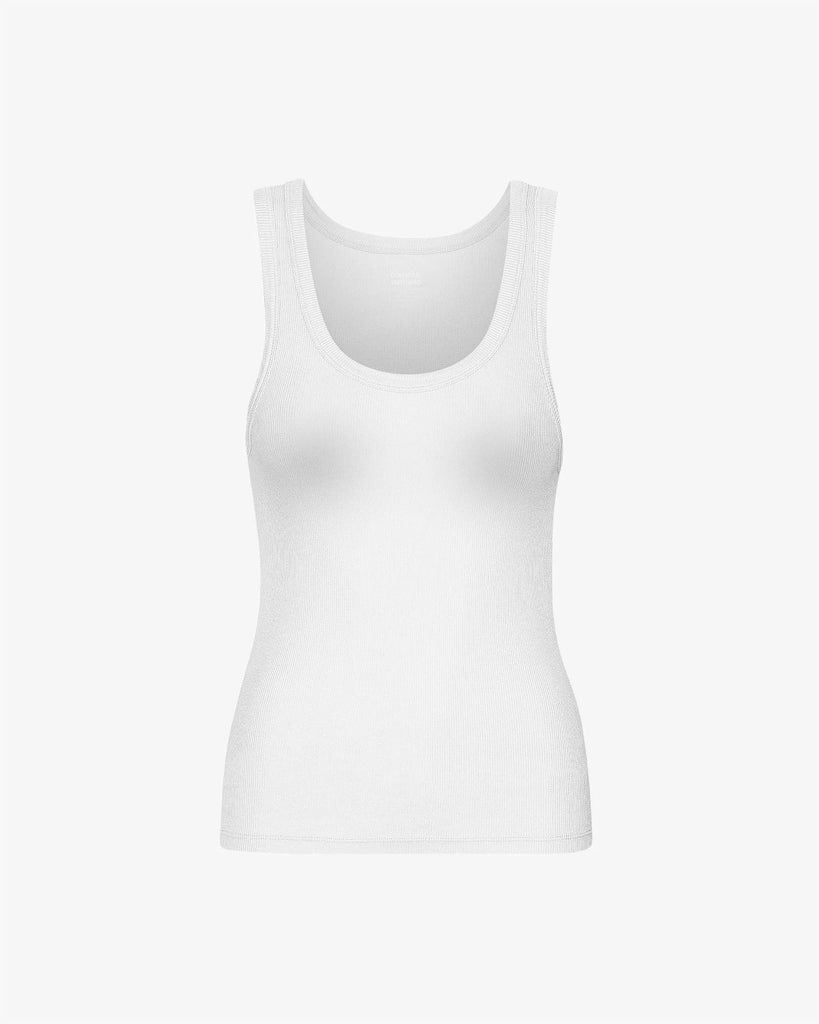 Organic Rib Tank Top Optical White