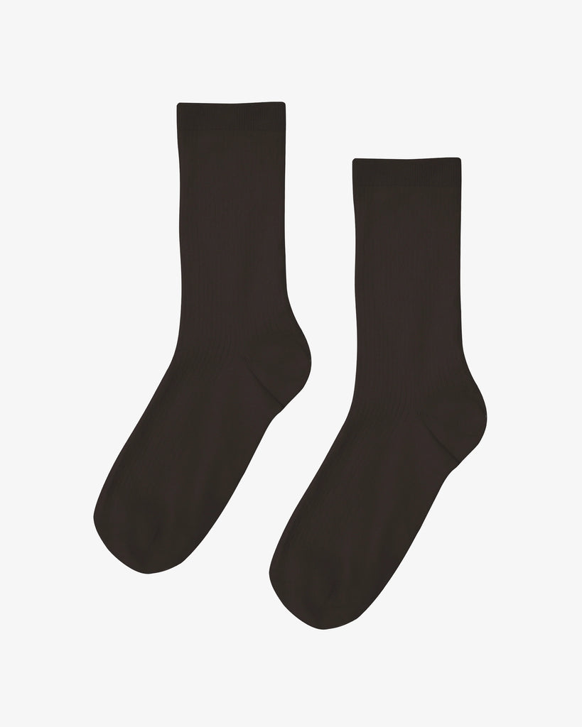 Organic Sock Coffee Brown