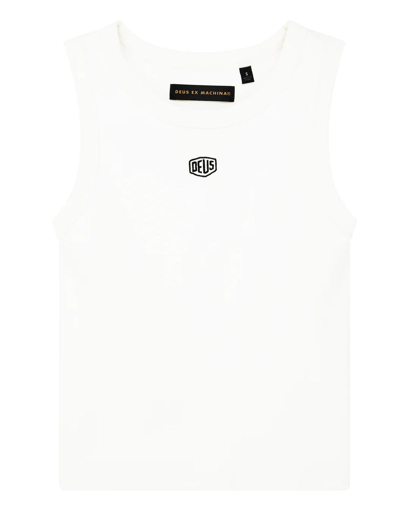 Shield Tank Vintage White