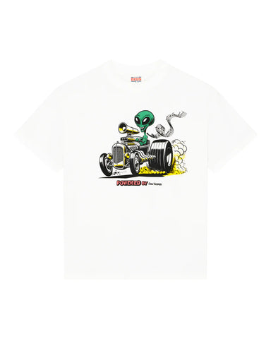 Celestial Rod Tee Vintage White
