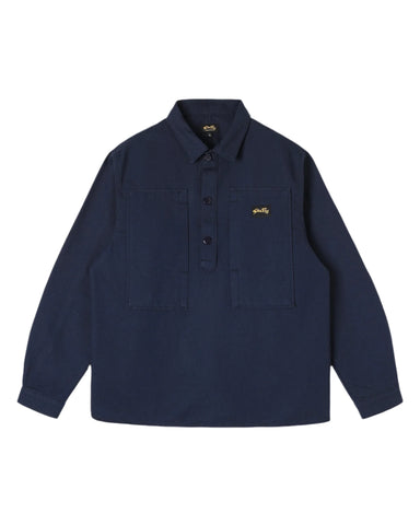 Painters Pop Over Shirt Navy Bedford