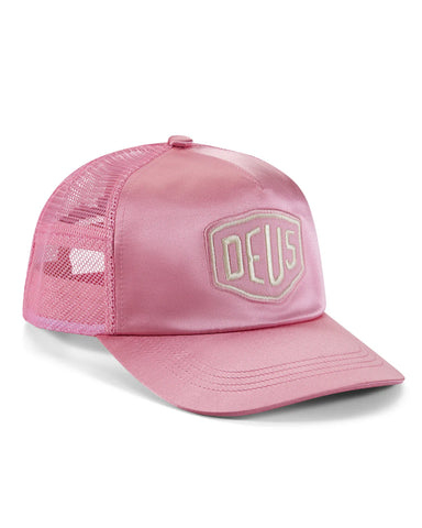 Paris Shield Trucker Cap Mauve Glow