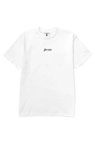 Service Logo Tee White