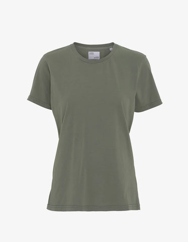 Light Organic tee Dusty Olive