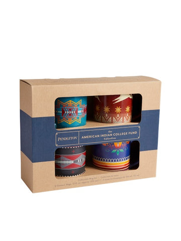 12 OZ Coffee Mug Set Of 4 The College Fund