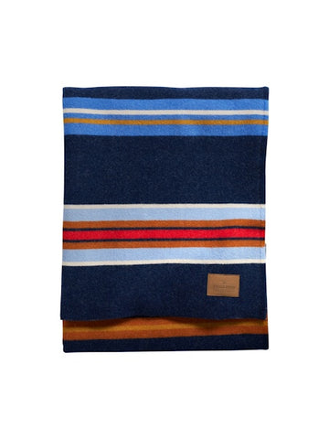 Bridger Stripe Throw Navy