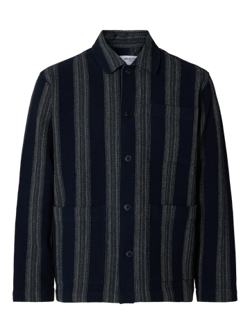 Tony Waffle Stripe Overshirt