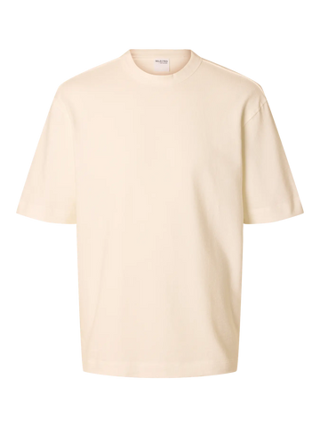 Caleb Relax Fit Tee Egret
