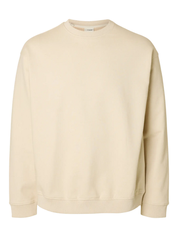 Alban Crew Neck Sweater Raw Cotton