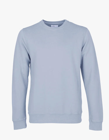 Classic Organic Crew Powder Blue