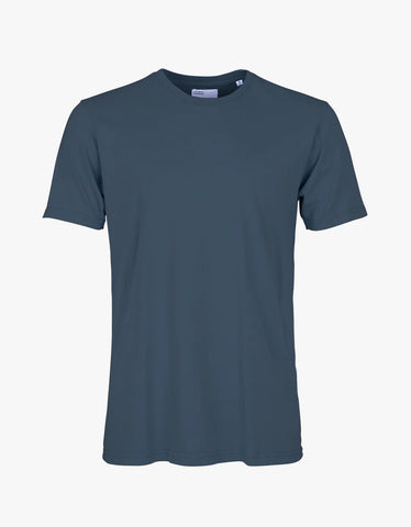 Classic Organic Tee Petrol Blue