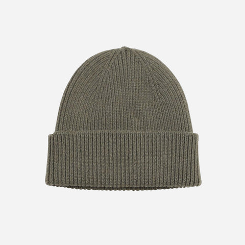 Merino Wool Beanie Dusty Olive