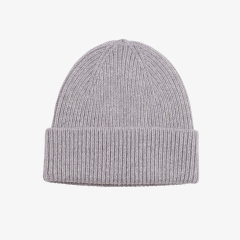 Merino Wool Beanie Heather Grey