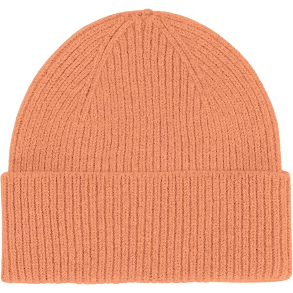 Merino Wool Beanie Sandstone Orange