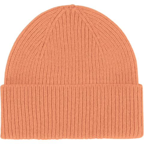 Merino Wool Beanie Sandstone Orange