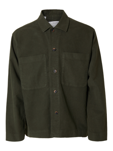 Moleskin Overshirt Forest Night