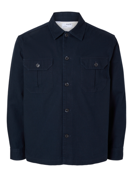 Canvas Workwear Overshirt Sky Captain