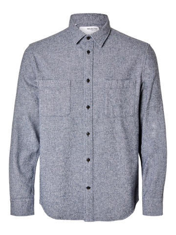 Owen Grindle Shirt Medium Blue