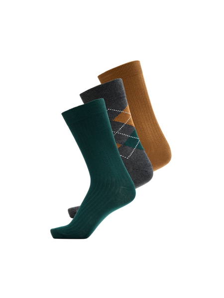 Theis 3 Pack Sock Black