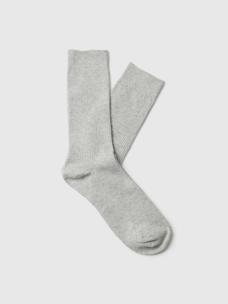 River Sock Light Grey Melange