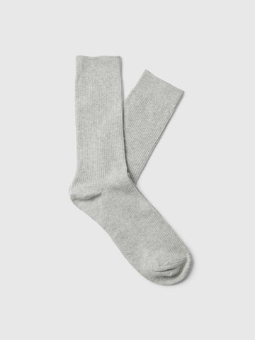 River Sock Light Grey Melange