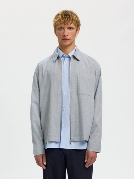 David Mix Zip Overshirt Mirage