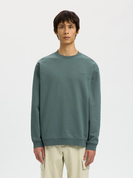 Aron Logo Crew Sweat Balsam Green