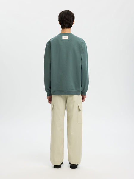 Aron Logo Crew Sweat Balsam Green