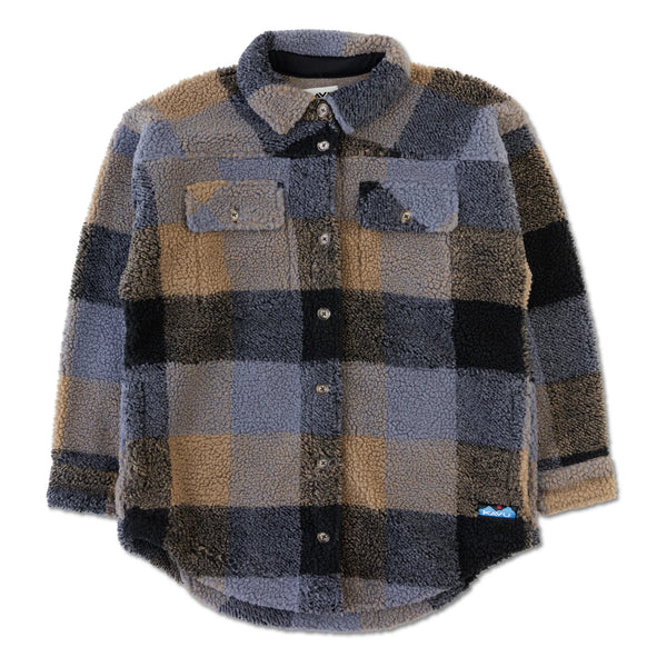 Northern Sky Fleece Shirt Jacket Nightshade Plaid