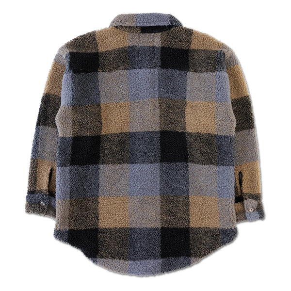 Northern Sky Fleece Shirt Jacket Nightshade Plaid