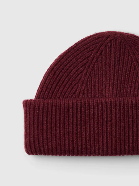 Mason Merino Sailor Beanie Tawny Port