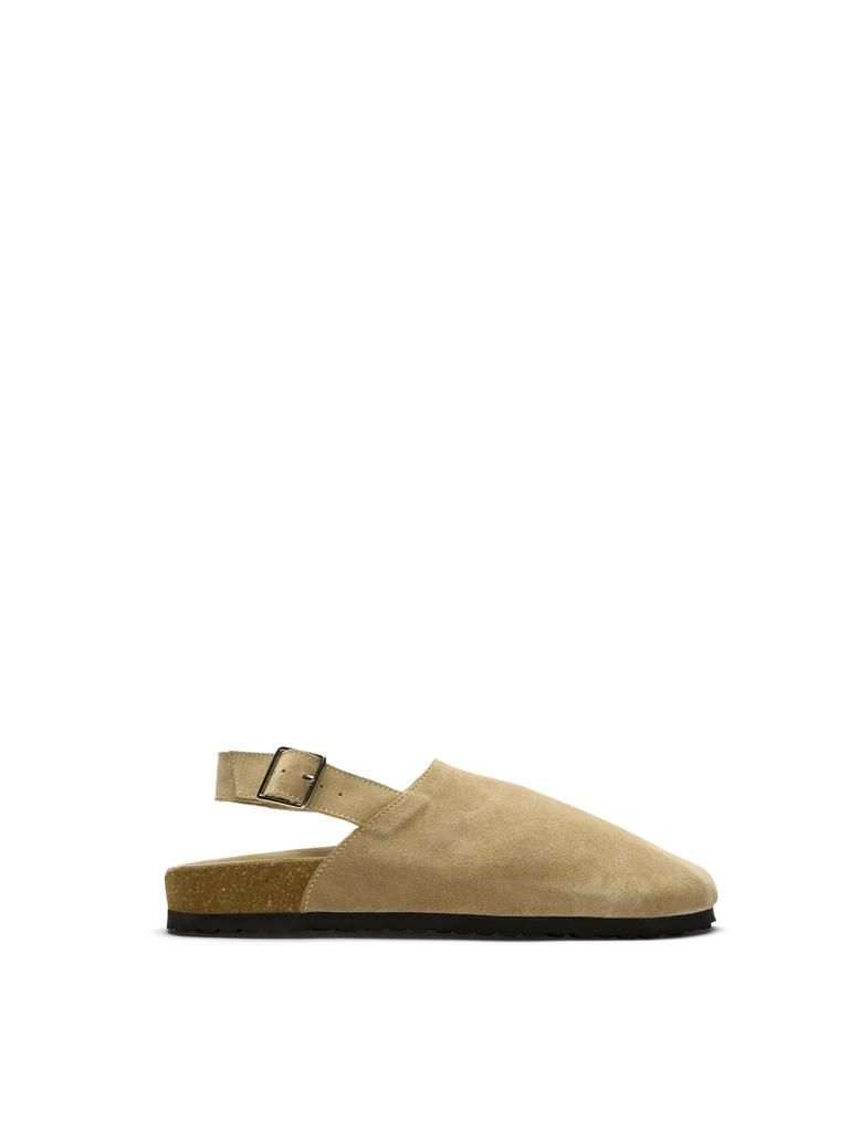 Bastian Suede Mule Sand