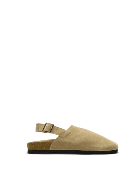 Bastian Suede Mule Sand