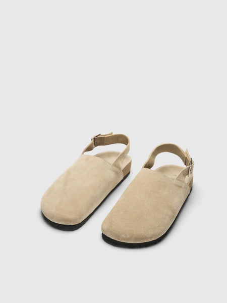 Bastian Suede Mule Sand