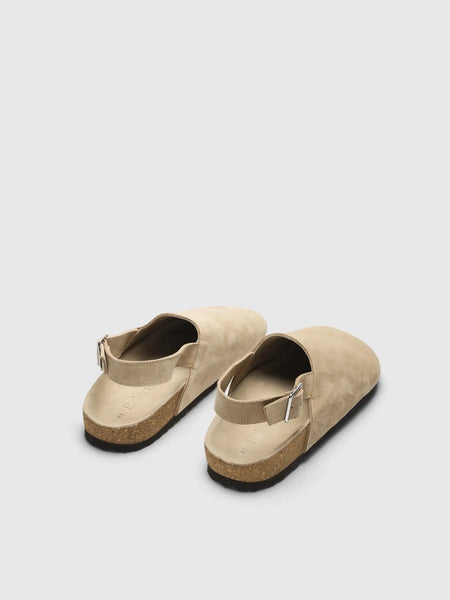 Bastian Suede Mule Sand