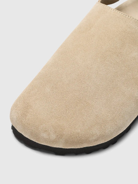 Bastian Suede Mule Sand