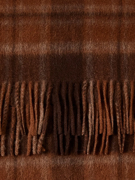 Tope Wool Check Scarf Soft Silt Tartan