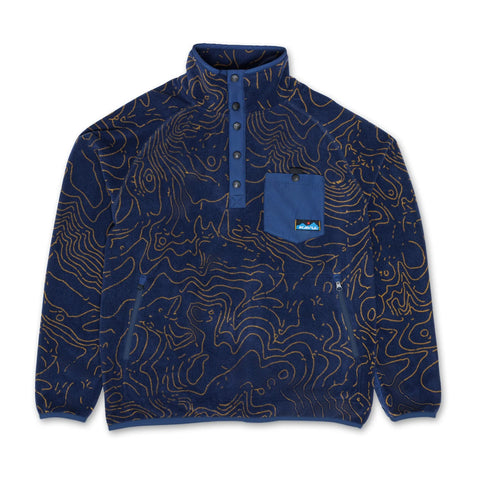 Teannaway Fleece Blue Water Topo