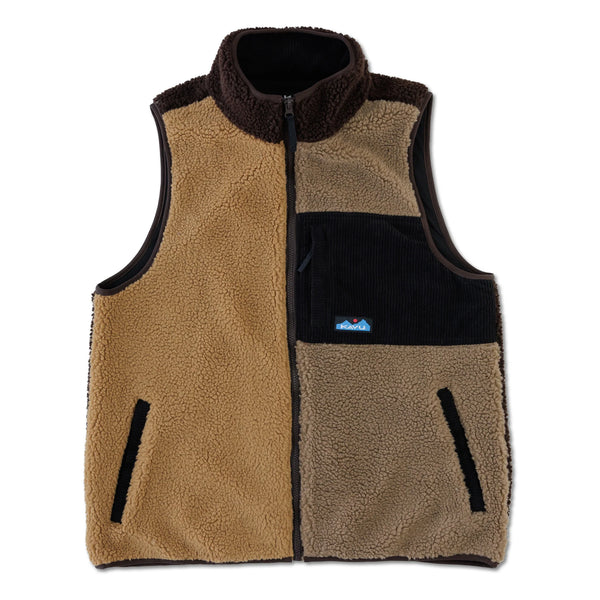 Cooper Fleece Vest Wild Wood Block