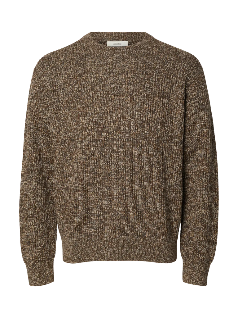 Tilum Knit Relaxed Crew Turkish Coffee