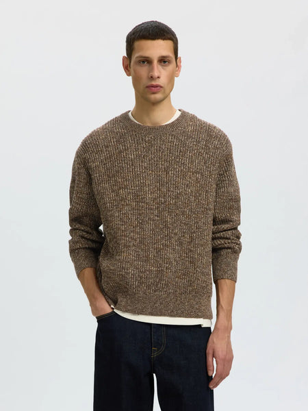 Tilum Knit Relaxed Crew Turkish Coffee