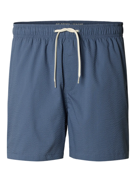 Cooper Seersucker Swimshort Bering Sea