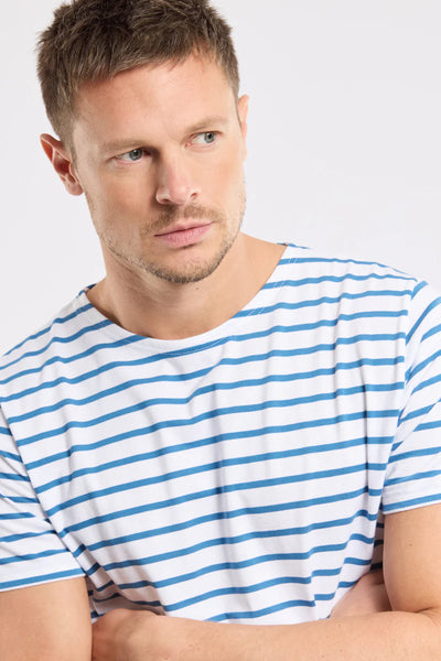 Heritage Striped Shirt Blanc / Dark Blue