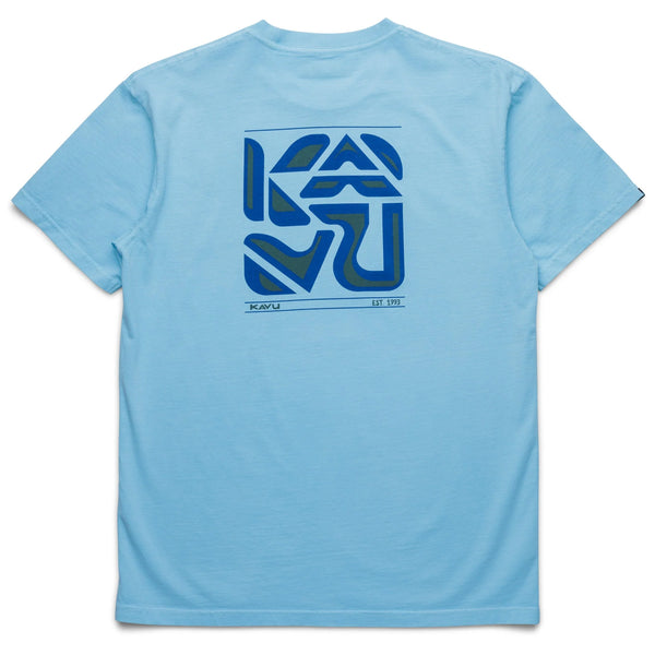 Cubed Tee Sea Blue
