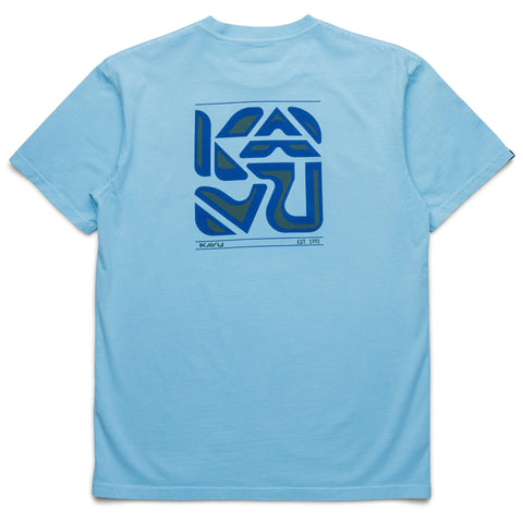 Cubed Tee Sea Blue